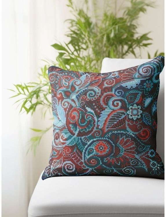 Набор для вышивания «Подушка. Персидские узоры» — картинка 9