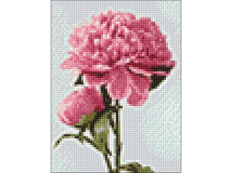 Алмазная вышивка «Розовые пионы» — картинка 2