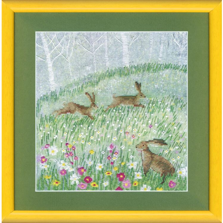 Набор для вышивания «Летние зайцы»