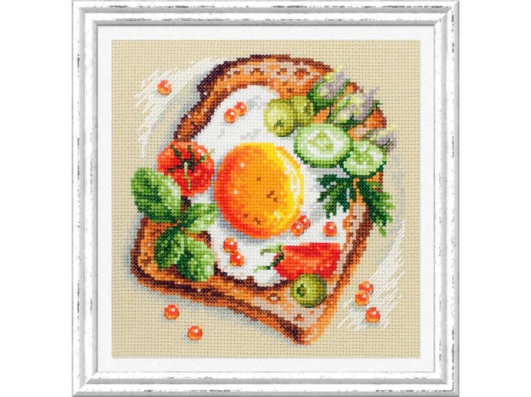 Набор для вышивания «Тост с яичницей» — картинка 2