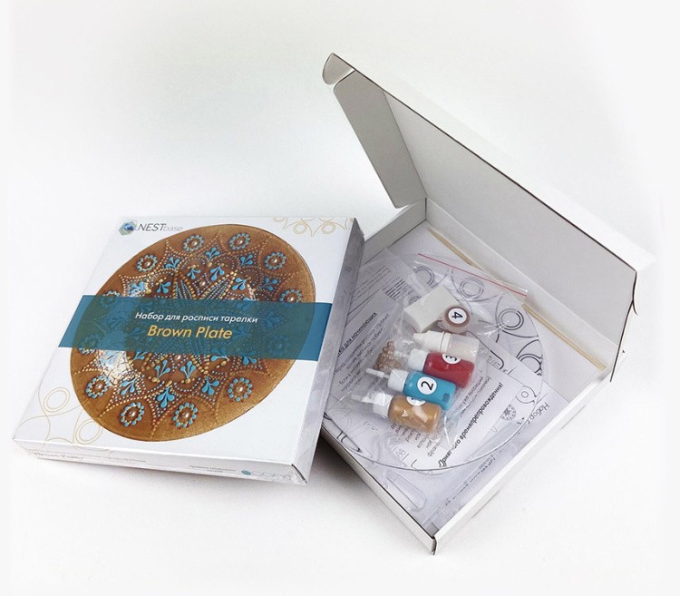 Набор для точечной росписи «Brown Plate» — картинка 2