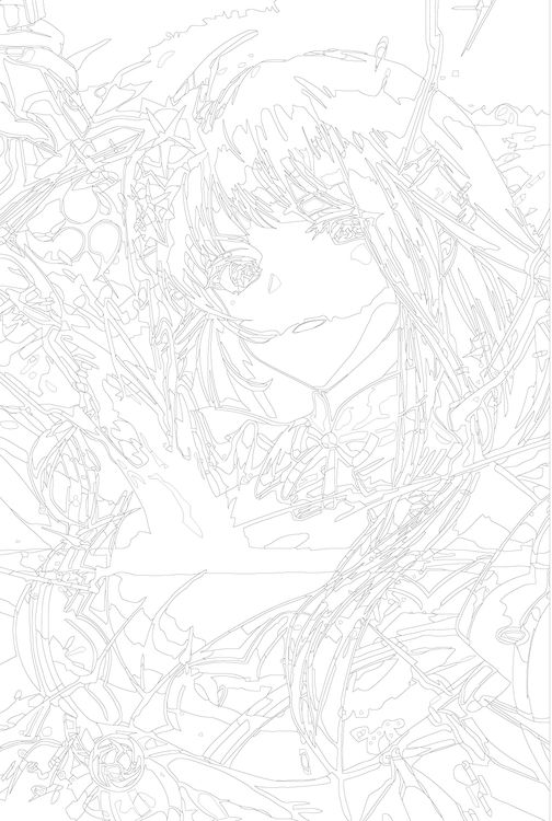 Картина по номерам «Genshin Impact Геншин Импакт: Сегун Райден» — картинка 3