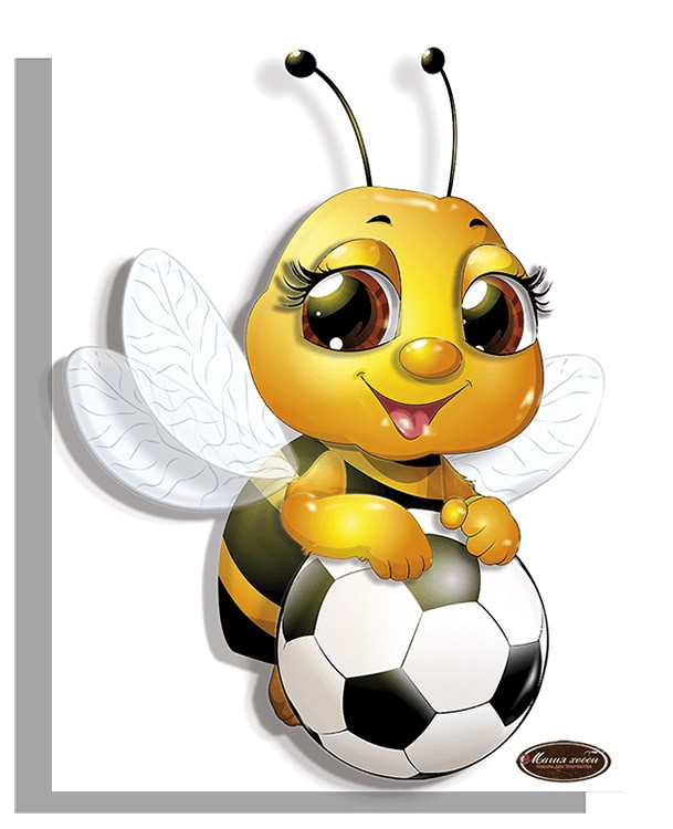 Папертоль «Пчелка с мячом»