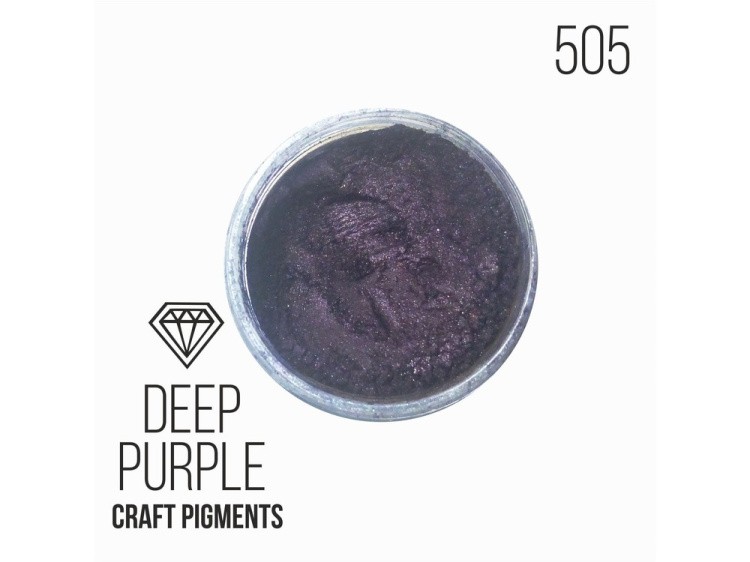 Пигмент минеральный темно-фиолетовый (Deep Purple) 25 мл, CraftPigments