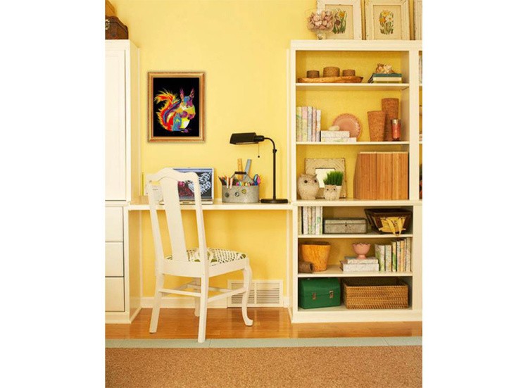 Картина по номерам «Радужная белка» — картинка 3