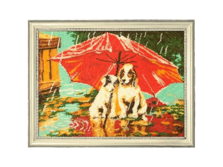 Набор для вышивания бисером «Зонтик на двоих»