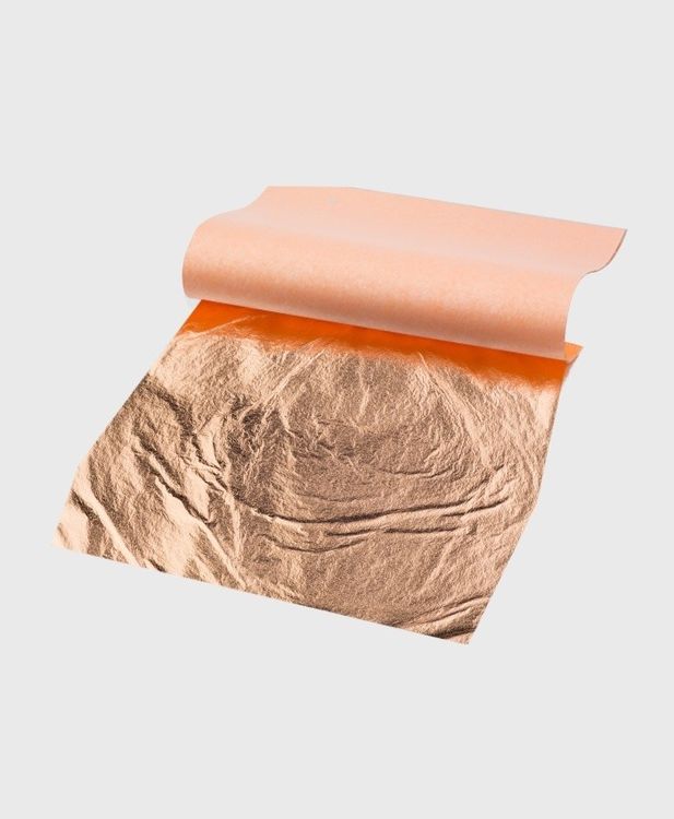 Поталь листовая Art Blong бронза №4, 14х14 см (10 шт.) — картинка 2