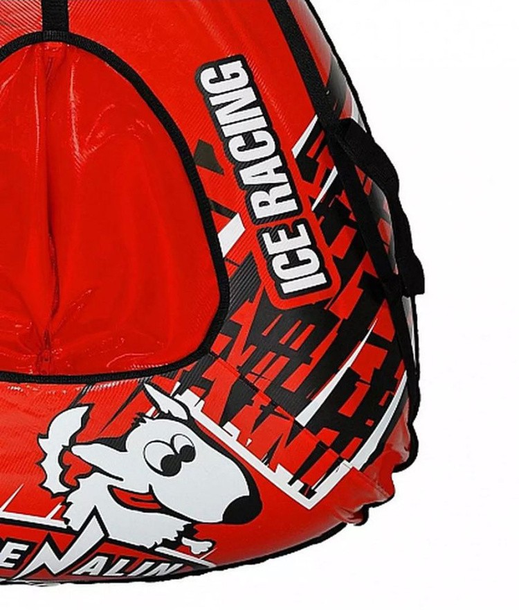 Детская зимняя ватрушка тюбинг для катания 90х90х90 см — картинка 6