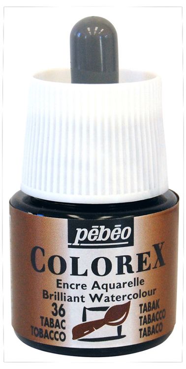Акварельные чернила Pebeo Colorex (табак), 45 мл