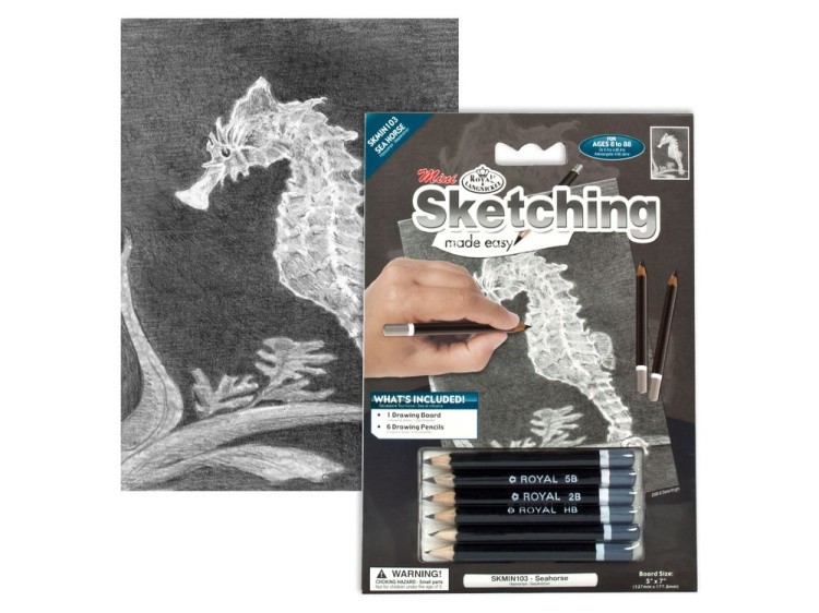 Набор для скетчинга «Морской конек» — картинка 2