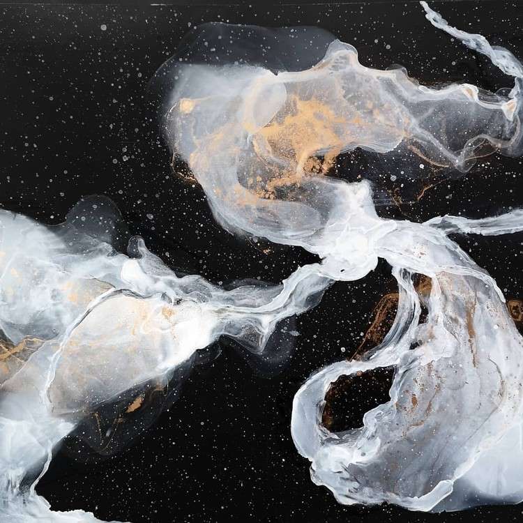 Алкогольные чернила белые 15 мл, Kamenskaya Ink — картинка 2