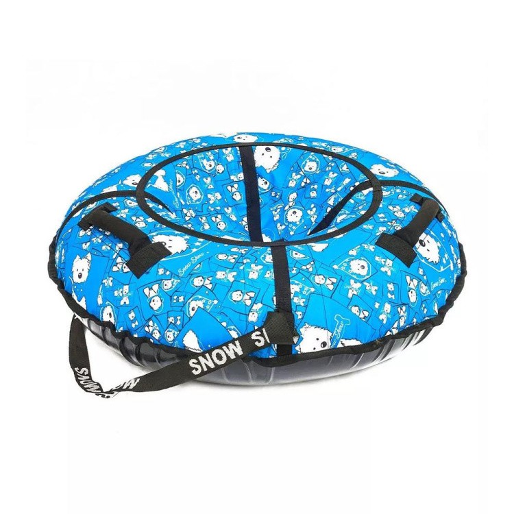 Детская зимняя ватрушка тюбинг для катания 118 см — картинка 6