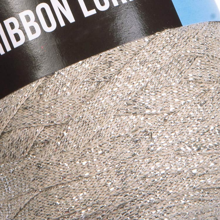 Пряжа YarnArt Ribbon Lurex (Риббон Люрекс) (725), лен, 4 шт. по 250 г — картинка 2
