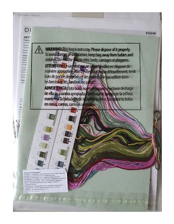 Набор для вышивания «Бабочка и ромашки» — картинка 4