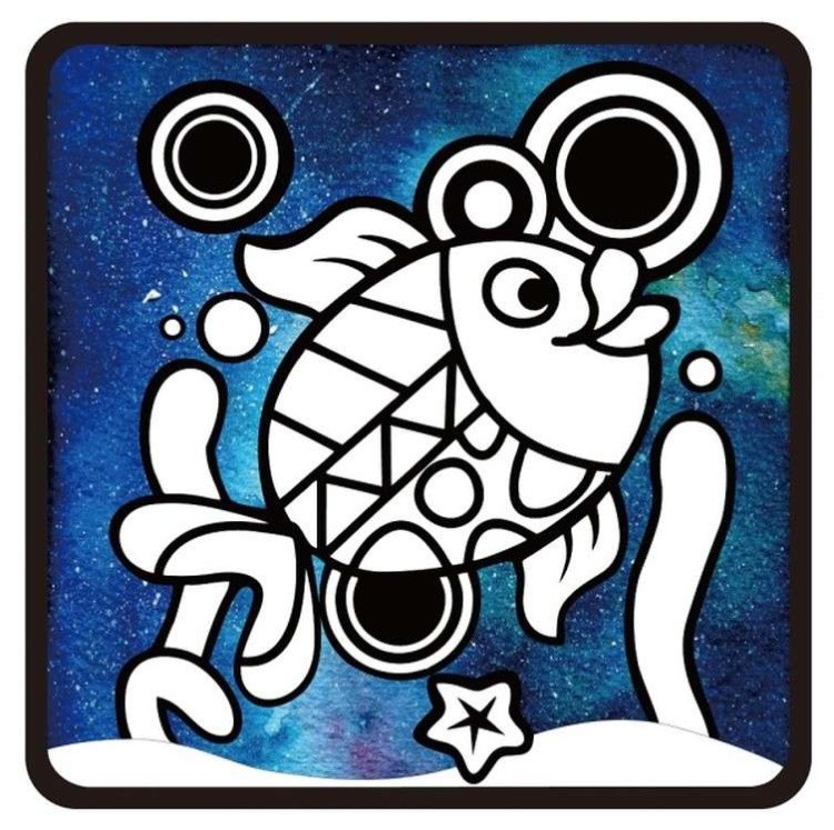 Аппликация цветной фольгой «Рыбка» — картинка 2