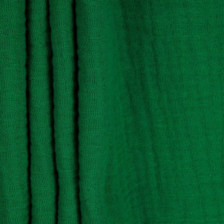 Ткань Муслин, 1 м х 130 см, 125 г/м², цвет: зеленый, TBY — картинка 2