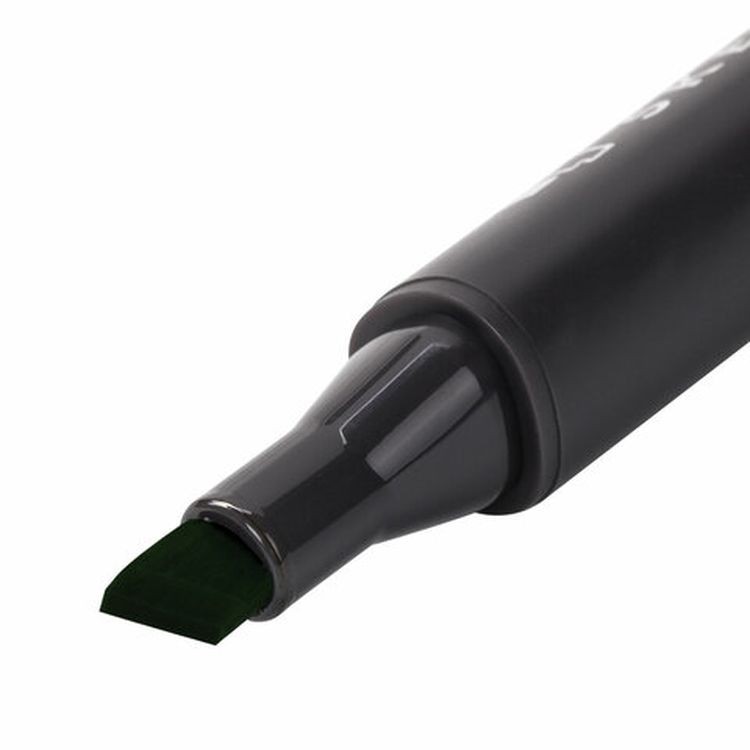 Маркер для скетчинга двусторонний 1 мм - 6 мм BRAUBERG ART CLASSIC, цвет: темно-зеленый — картинка 3