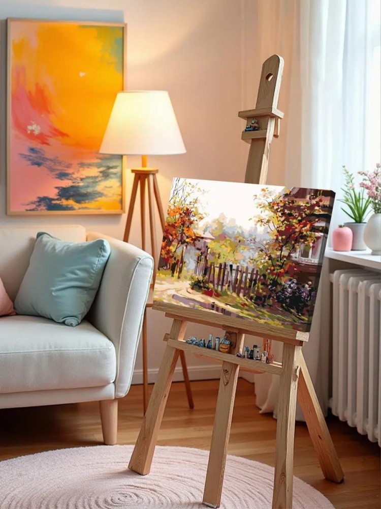 Картина по номерам «Загородный участок» — картинка 9