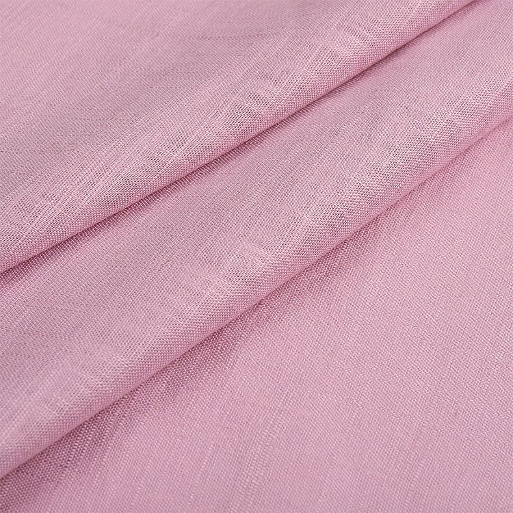 Ткань льняная, 190 г/м², 5 м x 140 см, цвет: пыльная роза, TBY — картинка 3