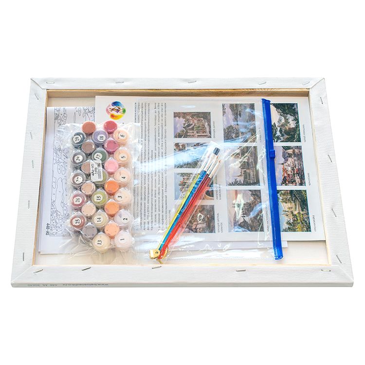 Картина по номерам «Франция. Бретань. Монконтур» — картинка 3