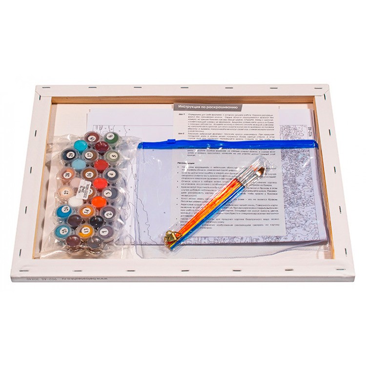 Картина по номерам «Осень в Карелии» — картинка 3