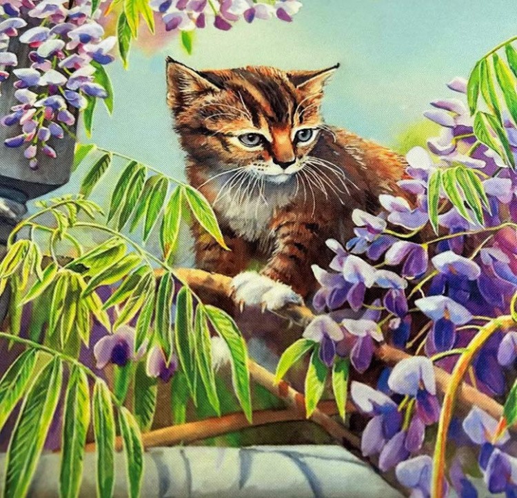 Рисунок на ткани «Котенок» — картинка 2