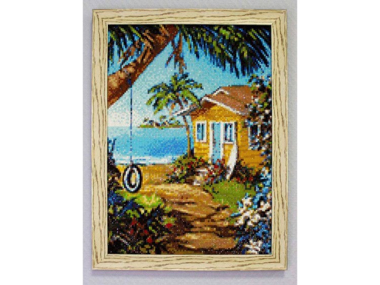 Алмазная вышивка «Летний домик» — картинка 2