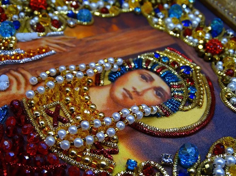 Набор вышивки хрустальными камнями «Святая Елена» — картинка 5