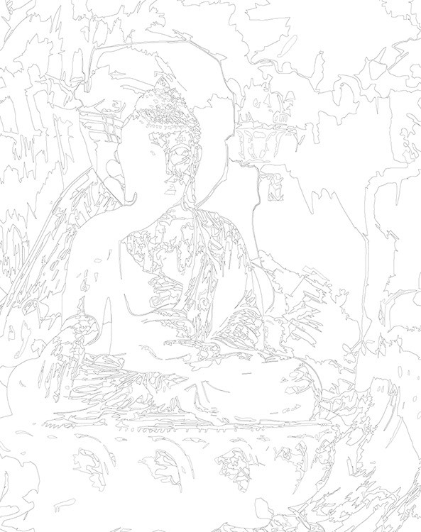 Картина по номерам «Религия, буддийская тематика: Будда» — картинка 3