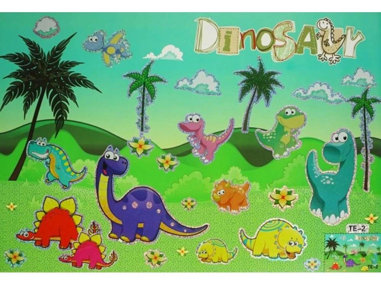 Мозаика из стикеров «Динозавры» — картинка 3