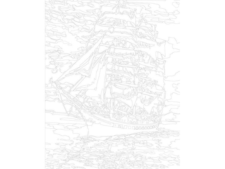 Картина по номерам «Белые паруса» — картинка 3