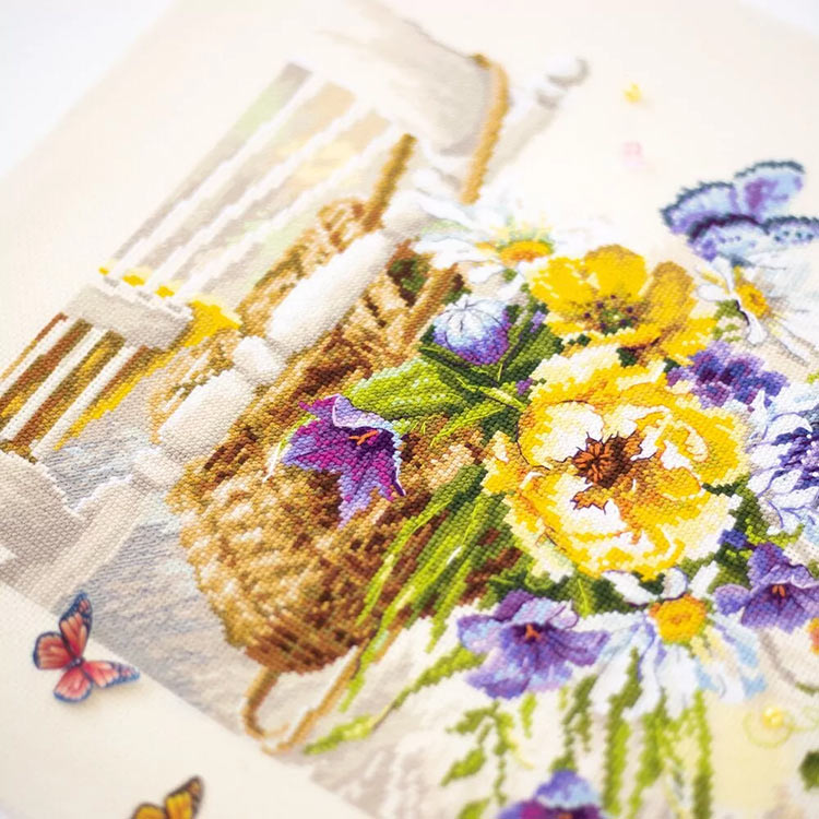 Набор для вышивания «Лето в корзинке» — картинка 5