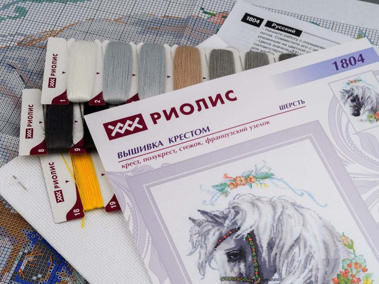 Набор для вышивания «Белогривая лошадка» — картинка 3
