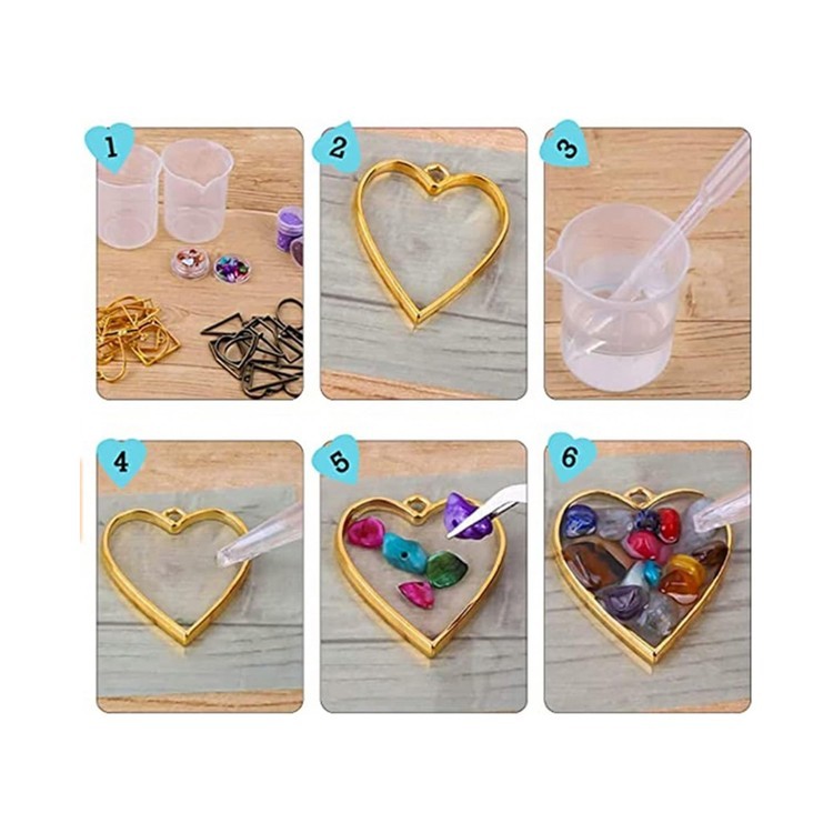 Набор металлических молдов под серебро, 10 элементов — картинка 5