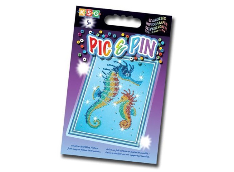 Мозаика из бусин «Морские коньки» — картинка 2