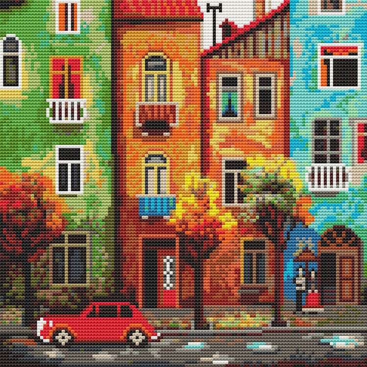 Алмазная вышивка «Городской мотив» — картинка 2