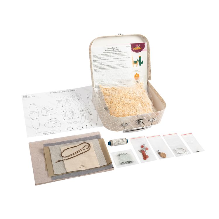 Набор для шитья «Ослик Бруно» — картинка 3