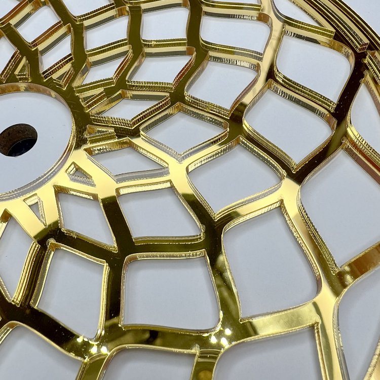 Зеркальная вставка Золото №1, 20 см, Epoxy Master — картинка 2