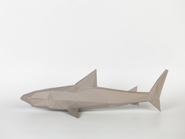 Бумажная модель для склеивания фигура «Акула» — картинка 2