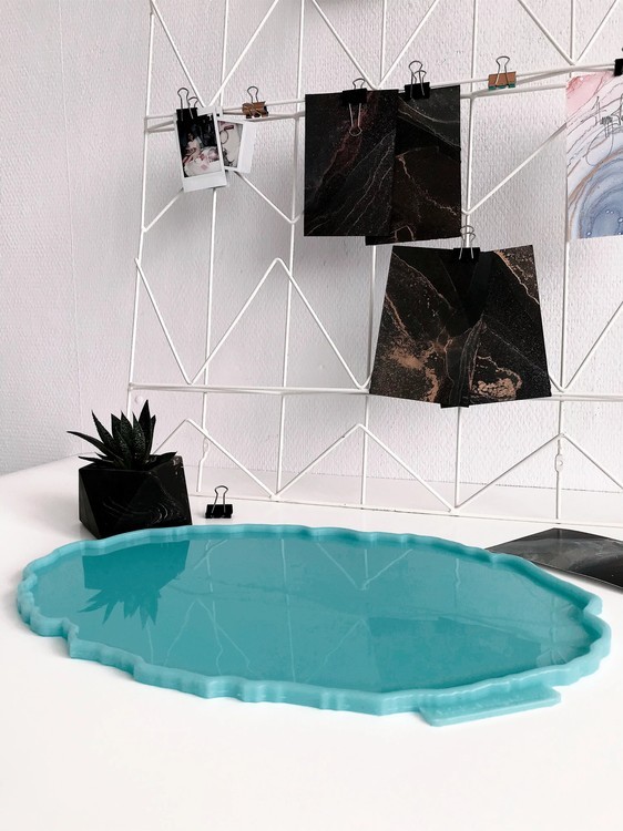 Силиконовая форма большой сервировочный поднос «Геод», модель №43 — картинка 3