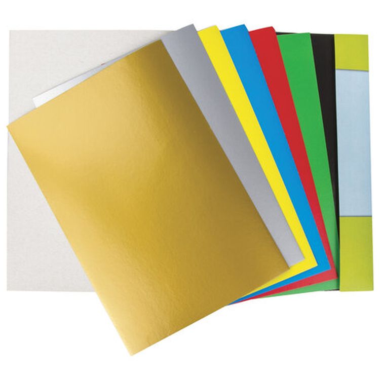 Картон цветной «Рыбка», А4, глянцевый, 7 л., 7 цв., в папке, Юнландия — картинка 3