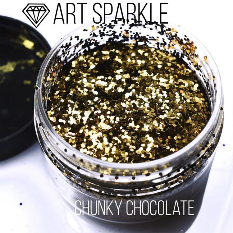 Глиттер крупный Chunky Chocolate, 50 г, Craftsmen.store — картинка 2