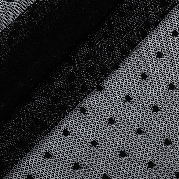 Сетка эластичная Мушка KRUZHEVO, 5 м, ширина 160 см, цвет: 02 черный — картинка 2