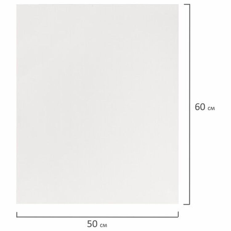 Холст на подрамнике BRAUBERG ART DEBUT, 50х60 см, грунтованный, 100% хлопок, мелкое зерно — картинка 6