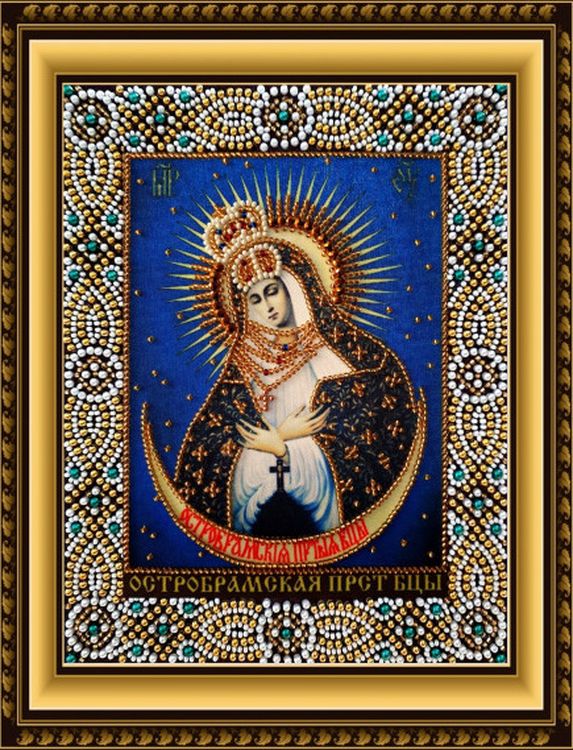 Рисунок на ткани «Остробрамская Пресвятой Богородицы»