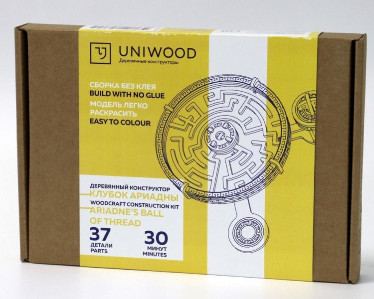 Конструктор из дерева «Клубок Ариадны», UNIWOOD — картинка 6