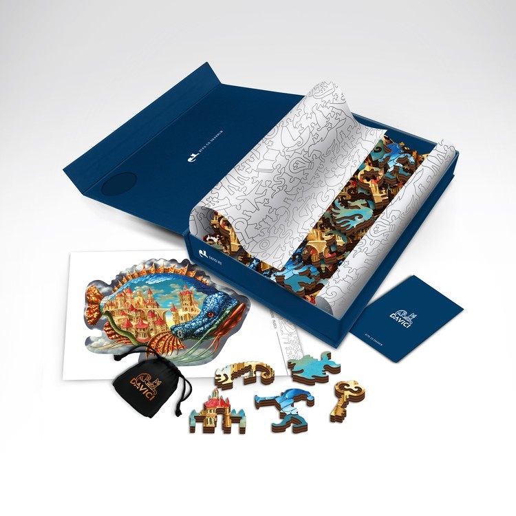 Деревянные пазлы DAVICI «Обитаемая рыба» — картинка 11