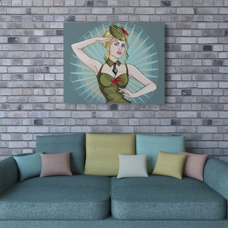 Картина по номерам «Честь имею! Поп-арт» — картинка 2