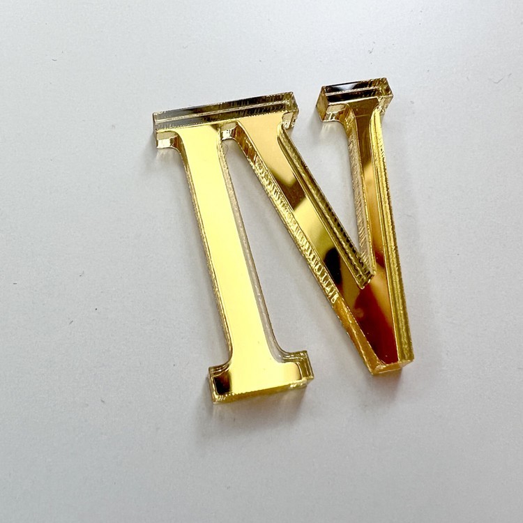 Зеркальные римские цифры Золото, 2 см, Epoxy Master — картинка 2