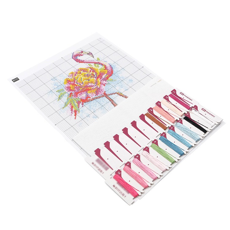 Набор для вышивания «Цветущий фламинго» — картинка 2